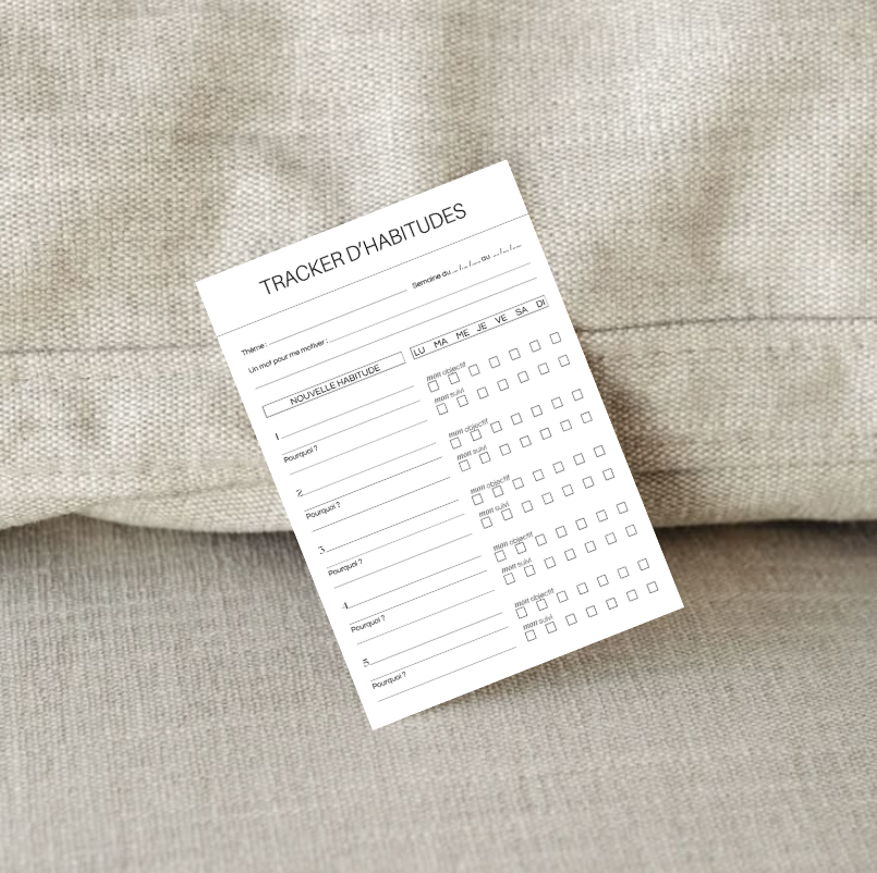 Tracker d'habitudes - Bloc Note