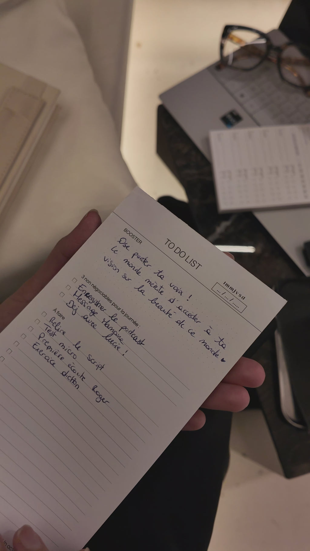 To do list - Bloc note