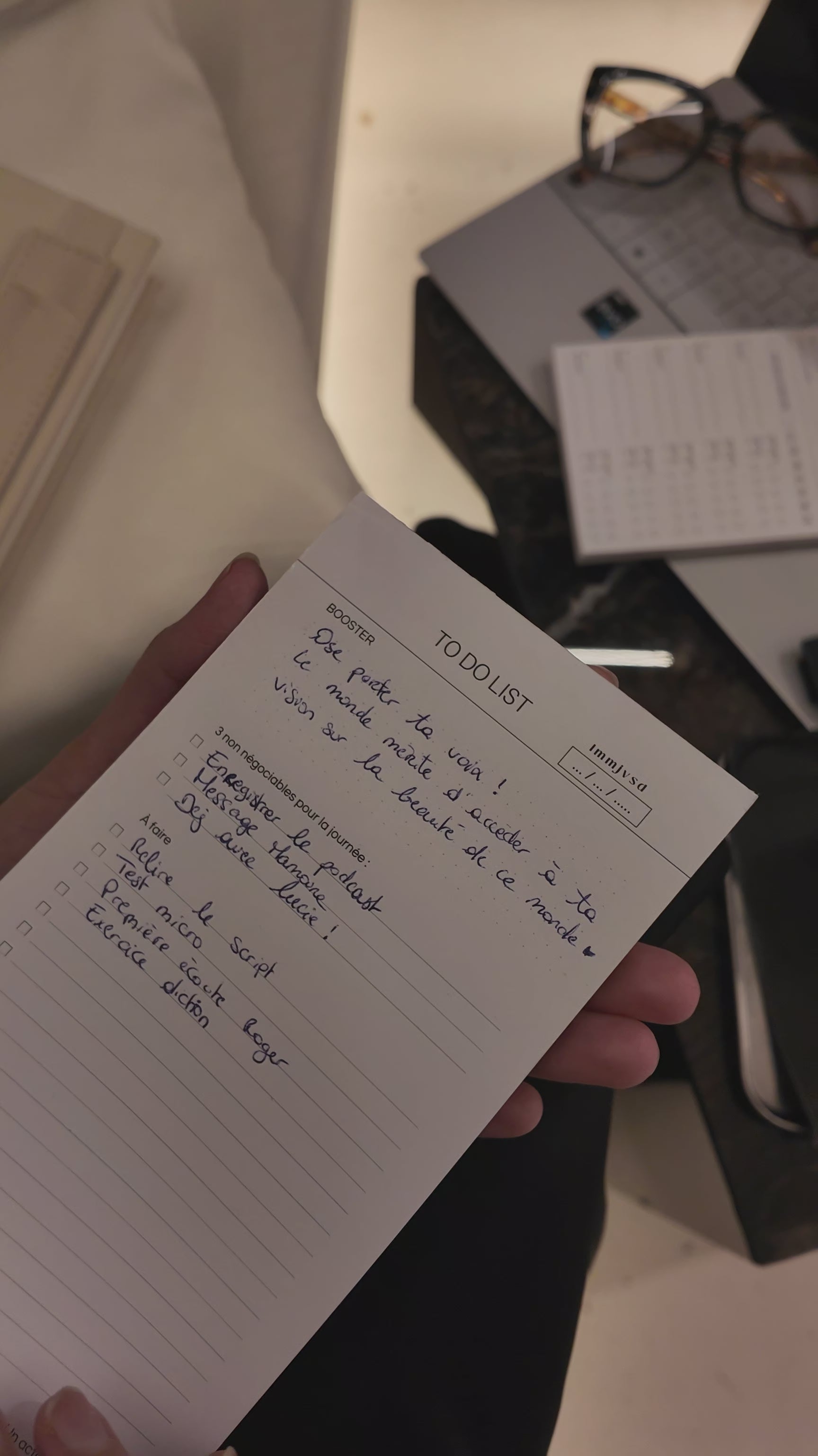 To do list - Bloc note